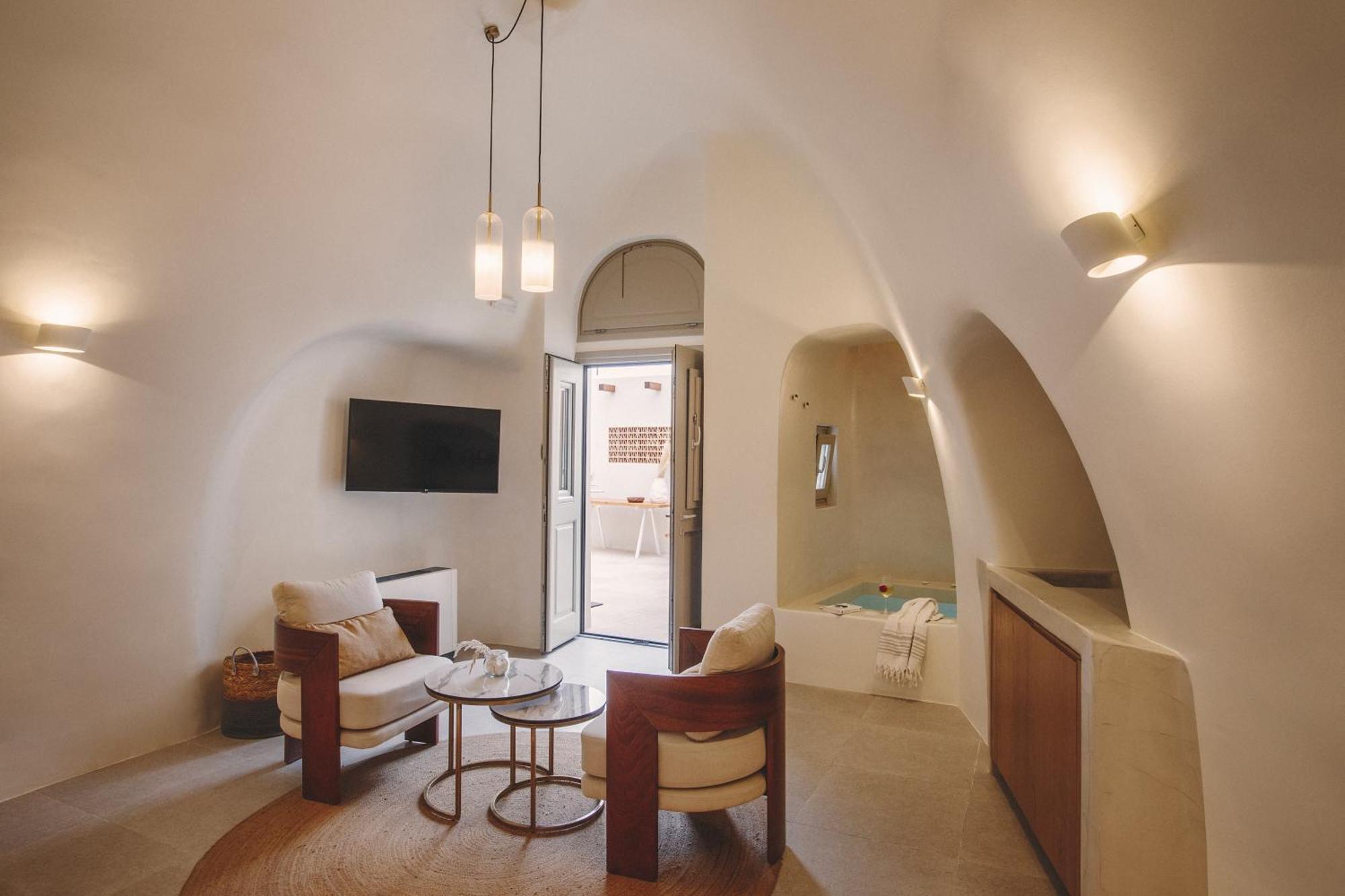Utopia Villas Santorini คาร์เทราดอส ภายนอก รูปภาพ
