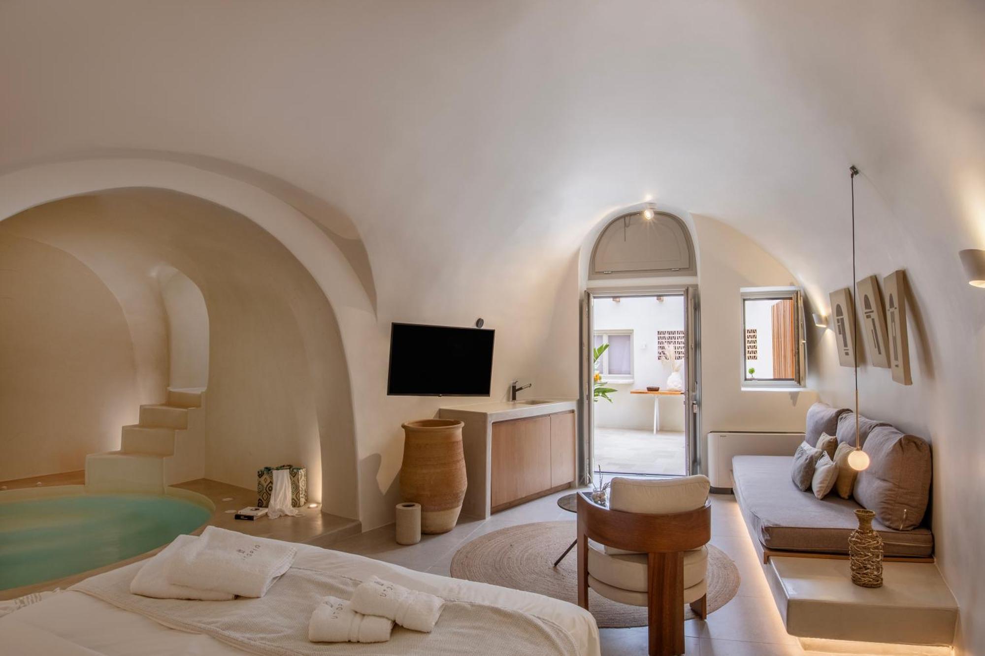 Utopia Villas Santorini คาร์เทราดอส ภายนอก รูปภาพ